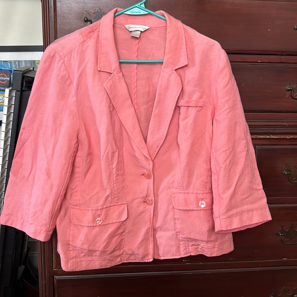 Christoper & Banks Blazer Shirt